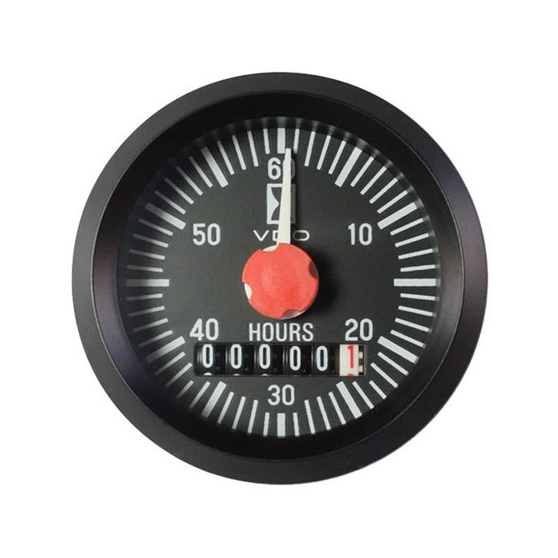 vdo electronic hourmeter gauge